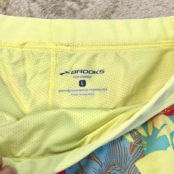🏃‍♀️Brooks,What A Design!Athletic & Running Skort,Banding Around Thighs, EUC, L - Picture 4 of 9